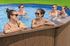 Piscine hors sol ronde tubulaire imitation bois Ø 550 cm hauteur 130 cm - BESTWAY