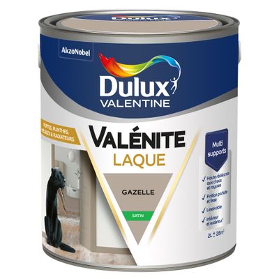 Peinture Boiseries Laque Acrylique Valénite Satin Gazelle 2 L  - DULUX VALENTINE