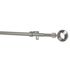 Kit tringle à rideaux extensible en métal de 1.20 à 2.10 m diam 13 à 16 mm Finition Nickel mat - MOBOIS