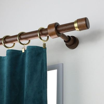 Support à oeil recoupable de 85 à 130 mm diam 28 mm Finition Chêne foncé - MOBOIS