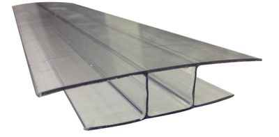Profilé H pour plaque polycarbonate L.2,00 m ONDULINE