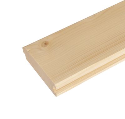 Lame à volet sapin Bois du Nord rabotée choix A/B - 21 x 90 x 2380 mm - HENRY TIMBER