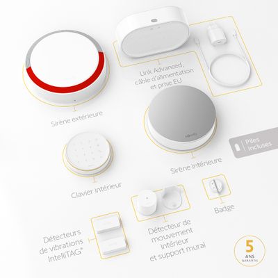 Alarme maison sans fil connectée Home Alarm Advanced Pack large - SOMFY