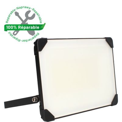 Projecteur extérieur LED Kreon R noir IP65 13500 lumens blanc neutre - ARLUX
