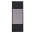 Porte de placard Miroir et Ardoise Profil noir H 248,5 x L 62,2 cm YNGENIO