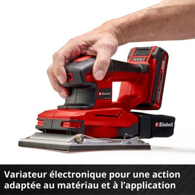 Ponceuse vibrante 150 W TE-OS 18/230 li solo EINHELL