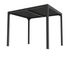 Pergola bioclimatique autoportante manuelle aluminium balcon et terrasse PER2430BI gris 7,2 m², Livraison à domicile incluse - HABRITA