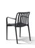 Fauteuil de jardin BARI polypropylène gris souris - BOCARNEA