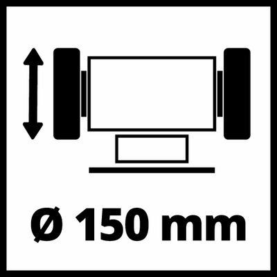 Touret à meuler TC-BG150B 350 W - EINHELL