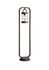 Potelet extérieur E27 100cm détecteur crépusculaire IP44 28W Rouille - Sambesi TRIO