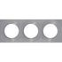 Plaque de finition 3 postes aluminium - Odace Styl SCHNEIDER ELECTRIC