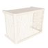 Cache unité extérieure métal blanc crème BROUSSE 102,5 × 52,1 cm hauteur 75 cm - OUTSTEEL