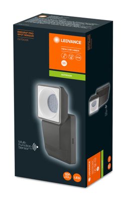Projecteur éxtérieur LED détecteur de mouvements Endura Pro Spot Sensor gris IP55 750 lumens blanc neutre - LEDVANCE