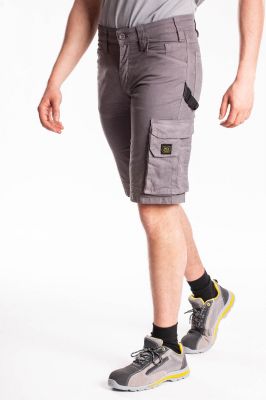 Bermuda de travail stretch SUNJOB gris Taille 44 RICA LEWIS