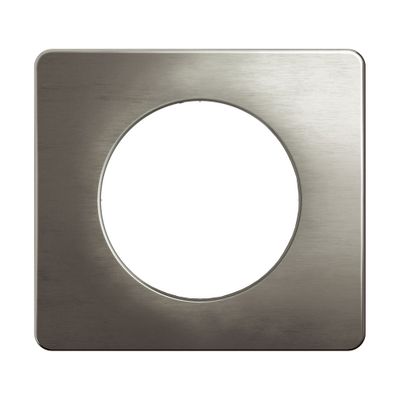 Plaque de finition 1 poste Acier satiné - Céliane LEGRAND