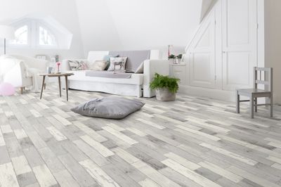 Sol PVC décor bois vieilli Fisherman Washed rouleau largeur 2m vendu au m²  GERFLOR