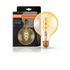 Ampoule LED globe 1906 filament spirale ambrée E27 5 W = 250 lumens blanc chaud OSRAM