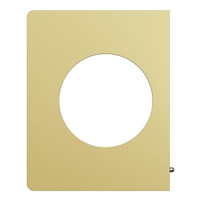 Plaque de finition latérale 1 poste Odace 2025 Architecte effet laiton - SCHNEIDER ELECTRIC