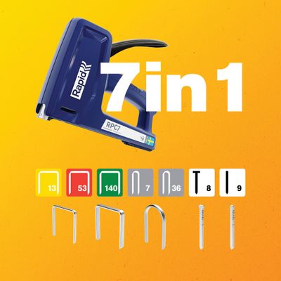 Agrafeuse manuelle 7 en 1 RPC7 - RAPID
