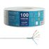 Câble réseau Ethernet cat 6 F/UTP 100 m blanc - SEDEA