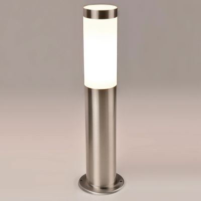 Borne extérieur E27 45cm Davis nickel brossé IP44 60W - COREP