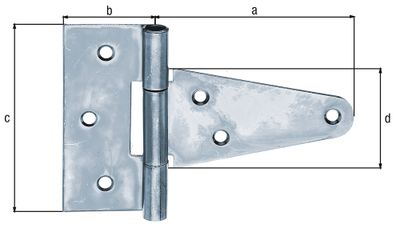 Penture anglaise 150 mm zinguée ALBERTS