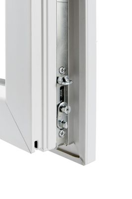 Fenêtre PVC 1 vantail oscillant-battant hauteur 75 x largeur 60 cm tirant droit