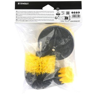 Lot 3 brosses mixtes Ø50-83-100 TIVOLY
