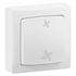 Interrupteur VMC 2 vitesses en saillie Blanc - Les apparents LEGRAND