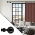 Embout déco boule en métal diam 20 mm Finition Noir brillant par 2 - MOBOIS