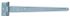 Penture anglaise 350 mm zinguée ALBERTS