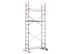 Echafaudage roulant pour escalier Fast & Lock 5 - 2,40 /  4,40 m aluminium - HAILO