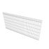Panneau de grillage rigide Giga 200 2,50m x 1,23 m gris CLOTEX