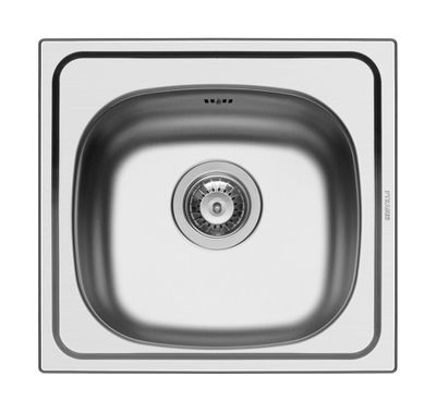 Evier de cuisine inox gris 46,5x43,5 cm 1 bac - NORD INOX