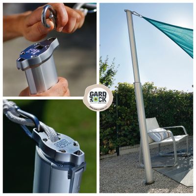 Mât pour voile d'ombrage GARD&ROCK