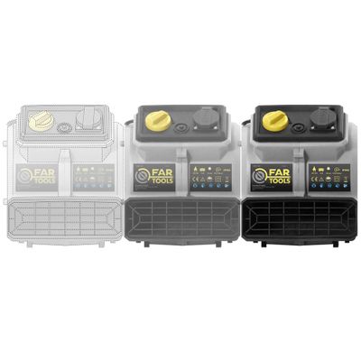 Souffleur d'air - séchage murs et sols 150 W - FARTOOLS