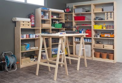 Treteau pin hauteur 1m00