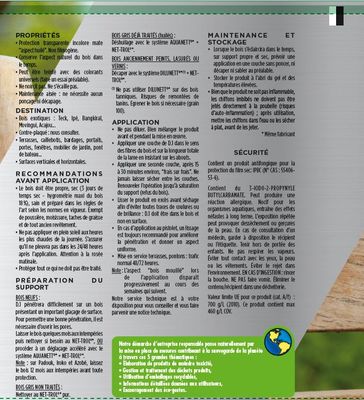 Saturateur bois exotiques incolore mat D.1  2,5 L - OWATROL