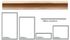 Moulures décoratives l.100 mm pour mur - lot de 4 pièces - SPTD