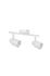 Réglette 2 spots GU10 Logan blanc 2x5W 700 Lumens - COREP