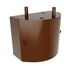 Cache pour pompe à chaleur brun, lot de 2 pieds - OUTSTEEL