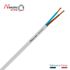 Câble électrique H03VVH2-F 2 x 0,75 mm² souple plat intérieur 25 m blanc - NEXANS