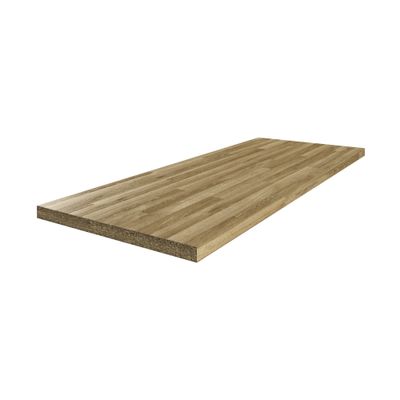 Plan de travail effet chêne scandinave 3000 x 640 x 38 mm FAB