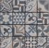Mosaïque sol/mur intérieur effet carreaux ciment NICE MOON 32,5 x 32,5 cm vendu à l'unité DISTRIMAT
