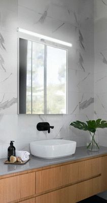 Applique salle de bain BAHIA chrome 60 cm LED IP 44 9W - ARLUX