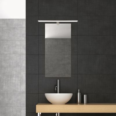 Applique barre LED pour salle de bains EDWIN chromé L 60 cm IP 44 - COREP