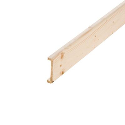 Nez de cloison bois sapin raboté non traité - 21 x 87 x 2200 mm - AJ TIMBER