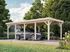 Carport toit plat en bois Karl - 1 voiture - 27,4 m² hors-tout - Livraison à domicile incluse - PALMAKO
