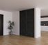 Porte de placard Ardoise Profil noir H 248,5 x L 62,2 cm YNGENIO