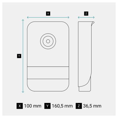 Visiophone écran 7 pouces noir effet miroir avec platine - Easykit Plus LEGRAND